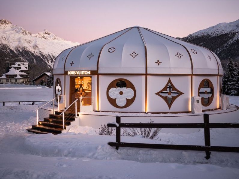 Louis Vuitton Opens Pop-up Store in Courchevel