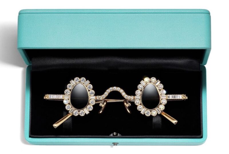 Designer Fancy fashion Louis vuitton theme bedazzled LV pearls